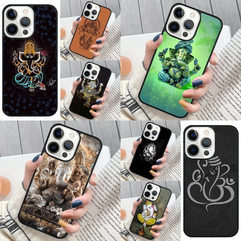 Ganesh Elephant God Phone Case Cover for iPhone 16 12 mini 11 13 14 15 Pro Max SE 2020 for Apple 7 8 Plus Coque