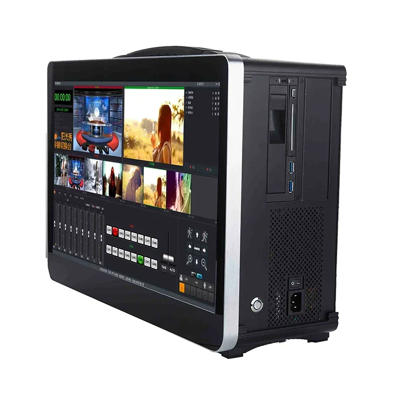 1080p HD/MI видеозапись радио ТВ студия машина для прямой трансляции оборудование Av Matrix видеопереключатель микшер с чехлом