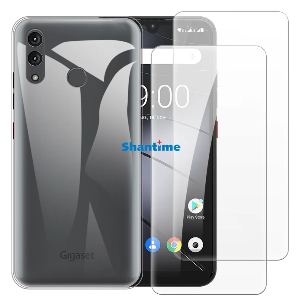 Soft Case + 2 Pack Tempered Glass Screen Protectors for Murena Teracube 2E Full-Body Protection