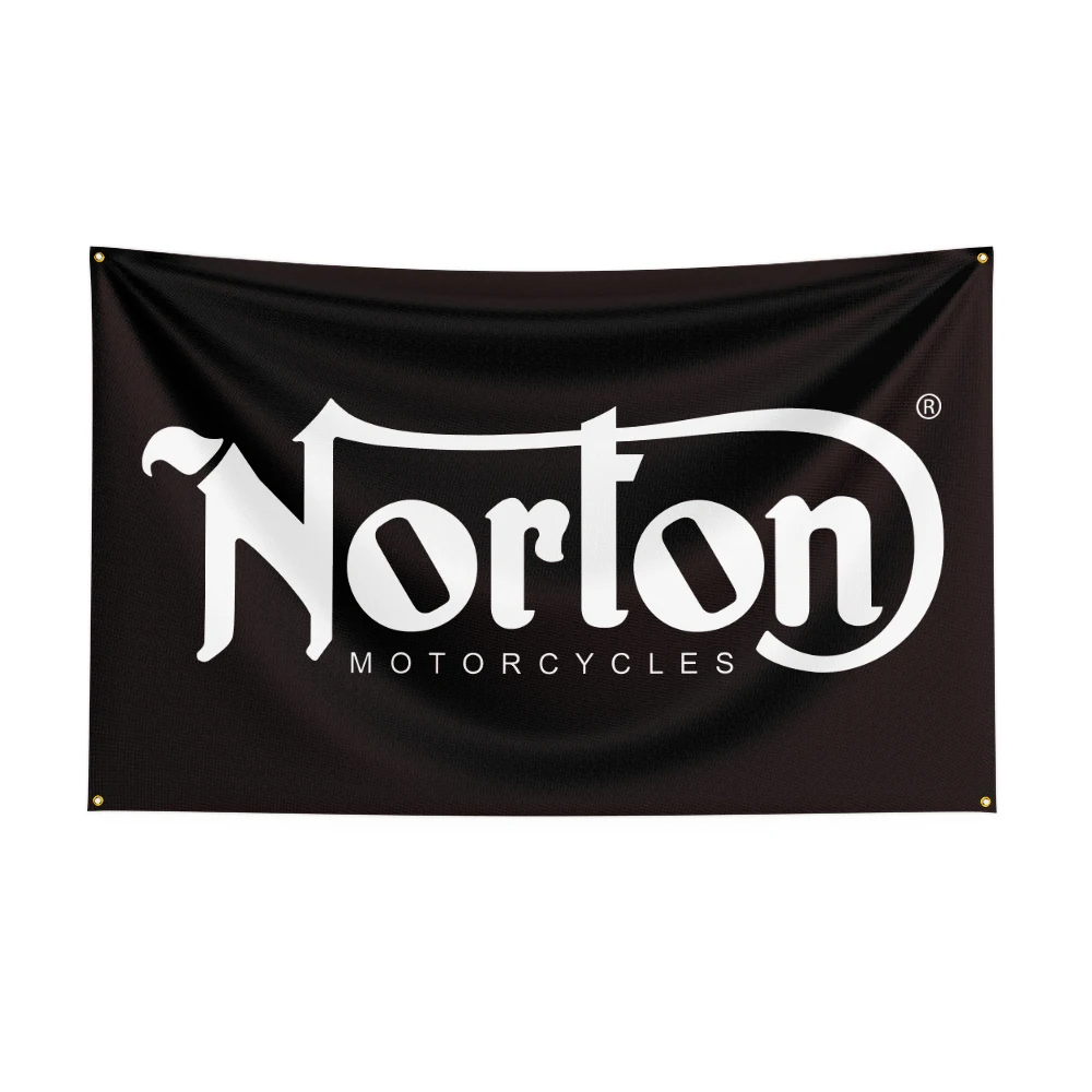 3x5 Fts Nortons Racing Motorcycle Flag for Decor