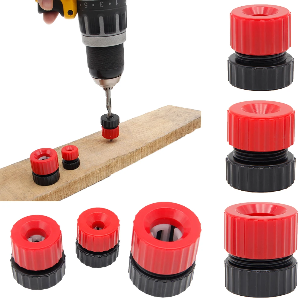 3 Pcs/Set Adjustable Drill Stop Collar 3-13mm Limit Rings Locator Anti Slip Depth Stopper Woodworking Drilling Auxiliary Tool