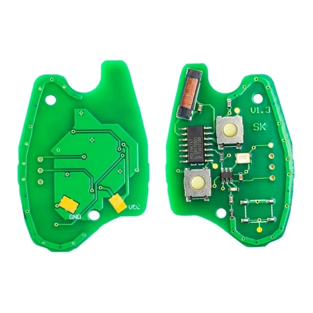 XNRKEY 2/3 Button PCB Electronic Board with PCF7946/7947/4A Chip for Renault Duster Modus Clio 3 Twingo Remote Car Key