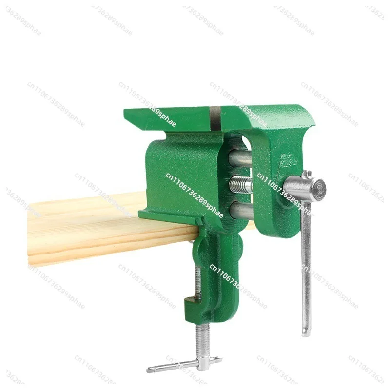 Tornillo de banco de mesa pequeño para el hogar con yunque, tornillo de banco plano, abrazadera multifuncional