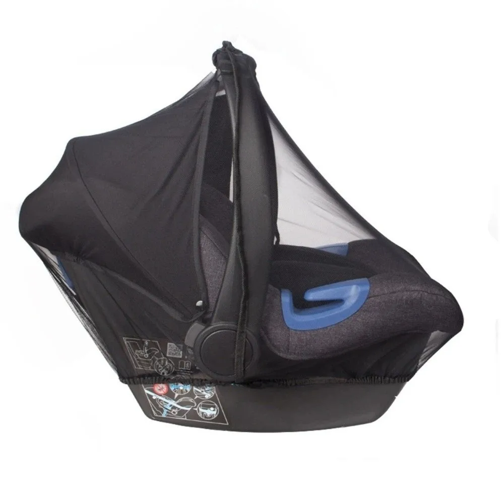 Easy to Store Polyester Baby Basket Shield Fine Mesh Anti-insect Stroller Mesh Cover Universal Fit Portable Baby Mosquito Net