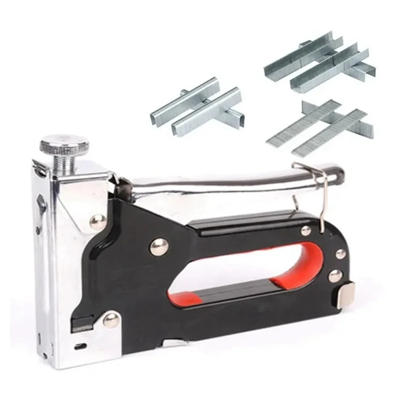 3 In 1 Nail Stapler DIY Construction Stapler Upholstery Staple With 3000 Staples Home Decor Carpentry Tool Easy To Use