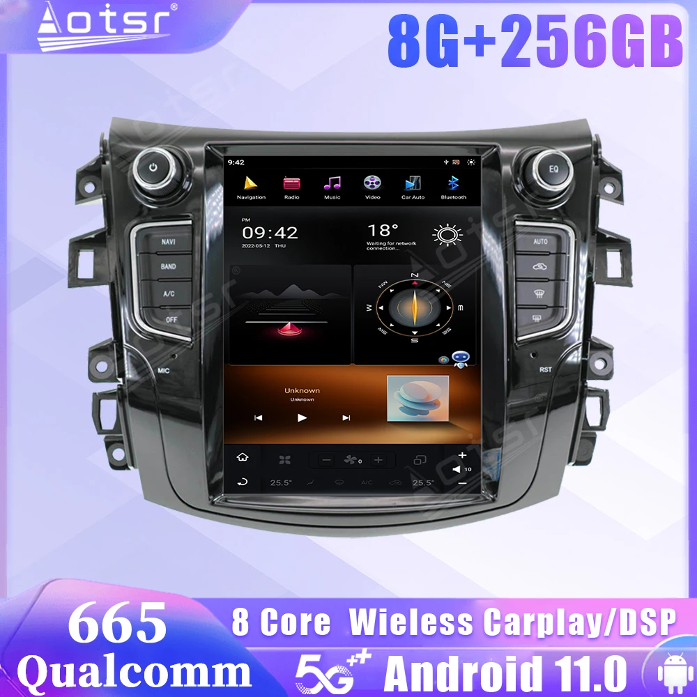 

Qualcomm Snapdragon 665 Android 11 Car Radio For NISSAN NP300 Navara 2014 2015 2016 2017 2018 2019 2020 GPS LTE Stereo Head Unit