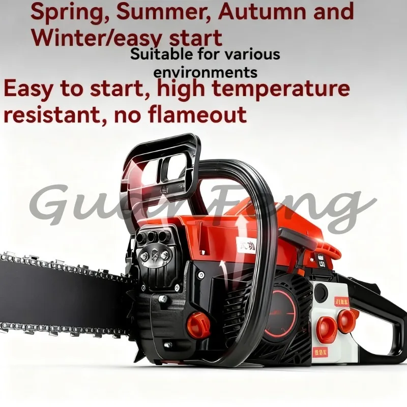 Professional 59.8KW Four-stroke, Chain Saw, Heavy-duty, Logging Saw for Forest Wood Cutting and Logging Outdoor Power Equipment