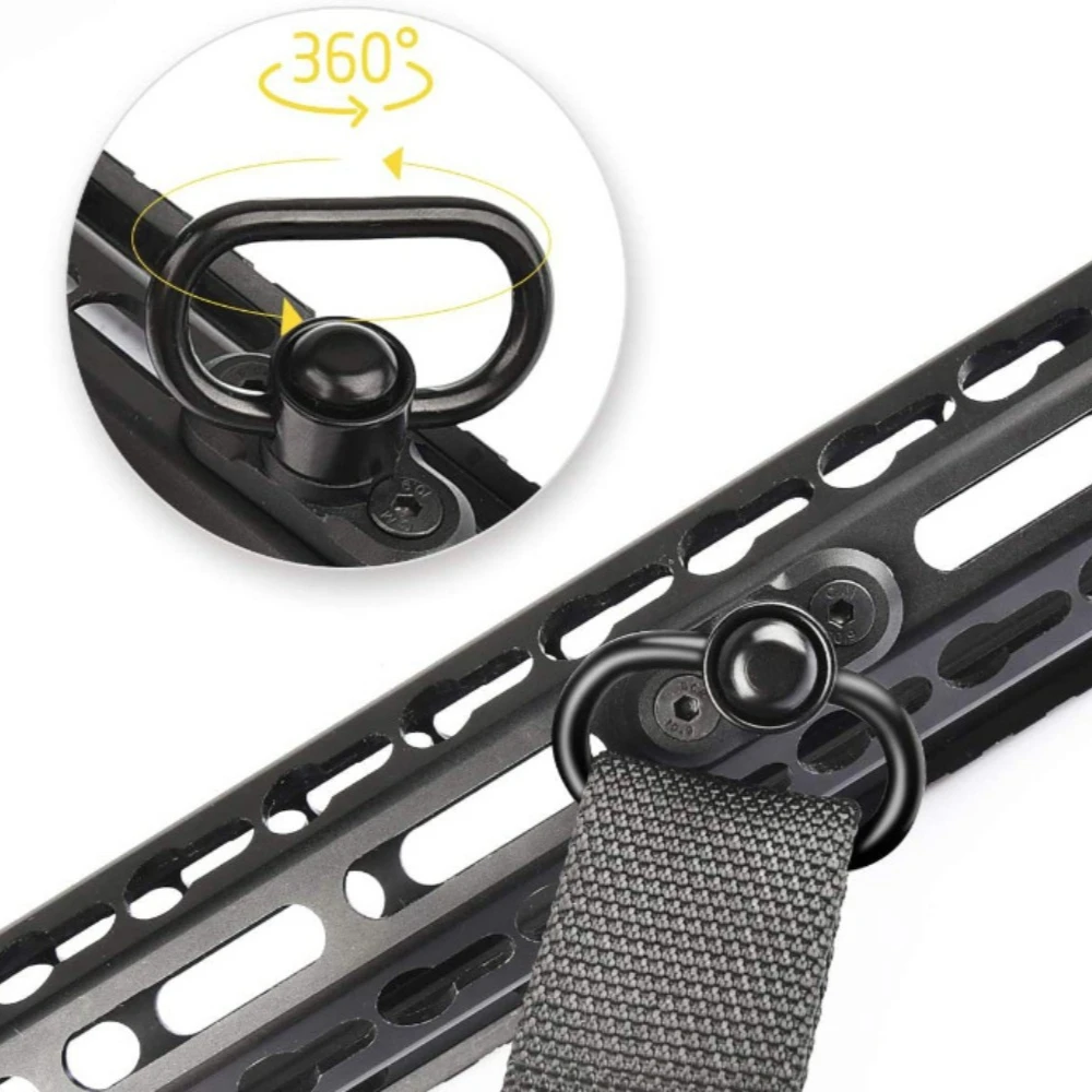 التكتيكية QD M-LOK حبال قطب محول السكك الحديدية جبل حبال مشبك حزام معدني حلقة حزام السكك الحديدية جبل الصلب دفع زر