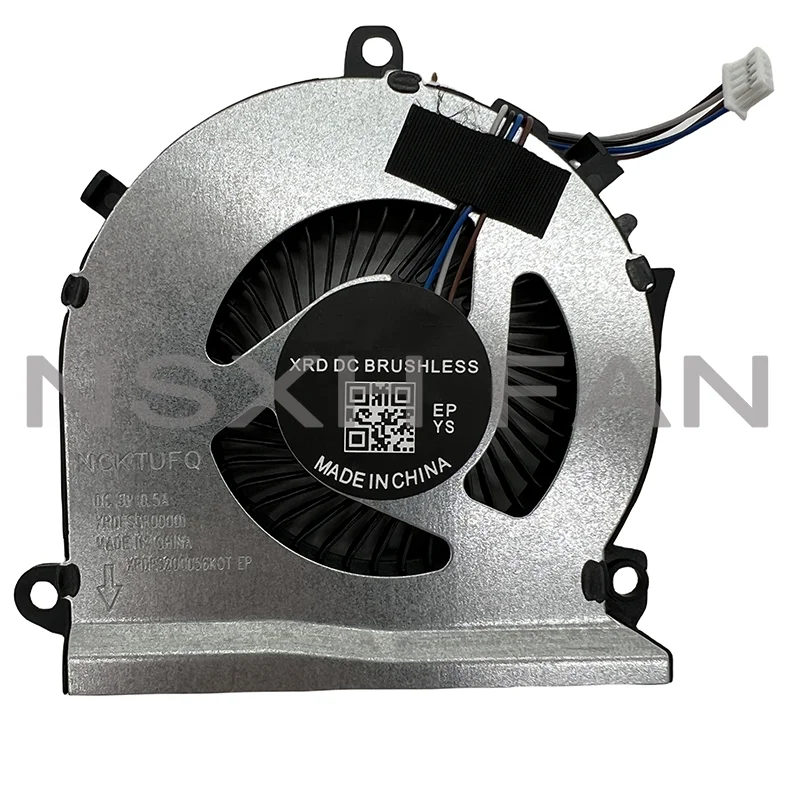 Ventilador de refrigeração CPU para Pavilion Gaming, 15-EC, L77560-001, 15-EC0001NE, 15-EC0045AX, 15-EC0002NG, TPN-Q241, TPN-Q229, Novo