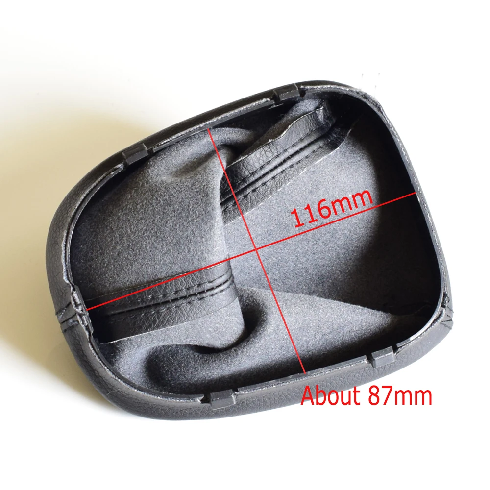 Gearshift Lever Knob Stick Shifter Manual 5 6 Speed For Mercedes Benz C Class W203 S203 Leather Gaitor Boot Cover Car Styling view 5