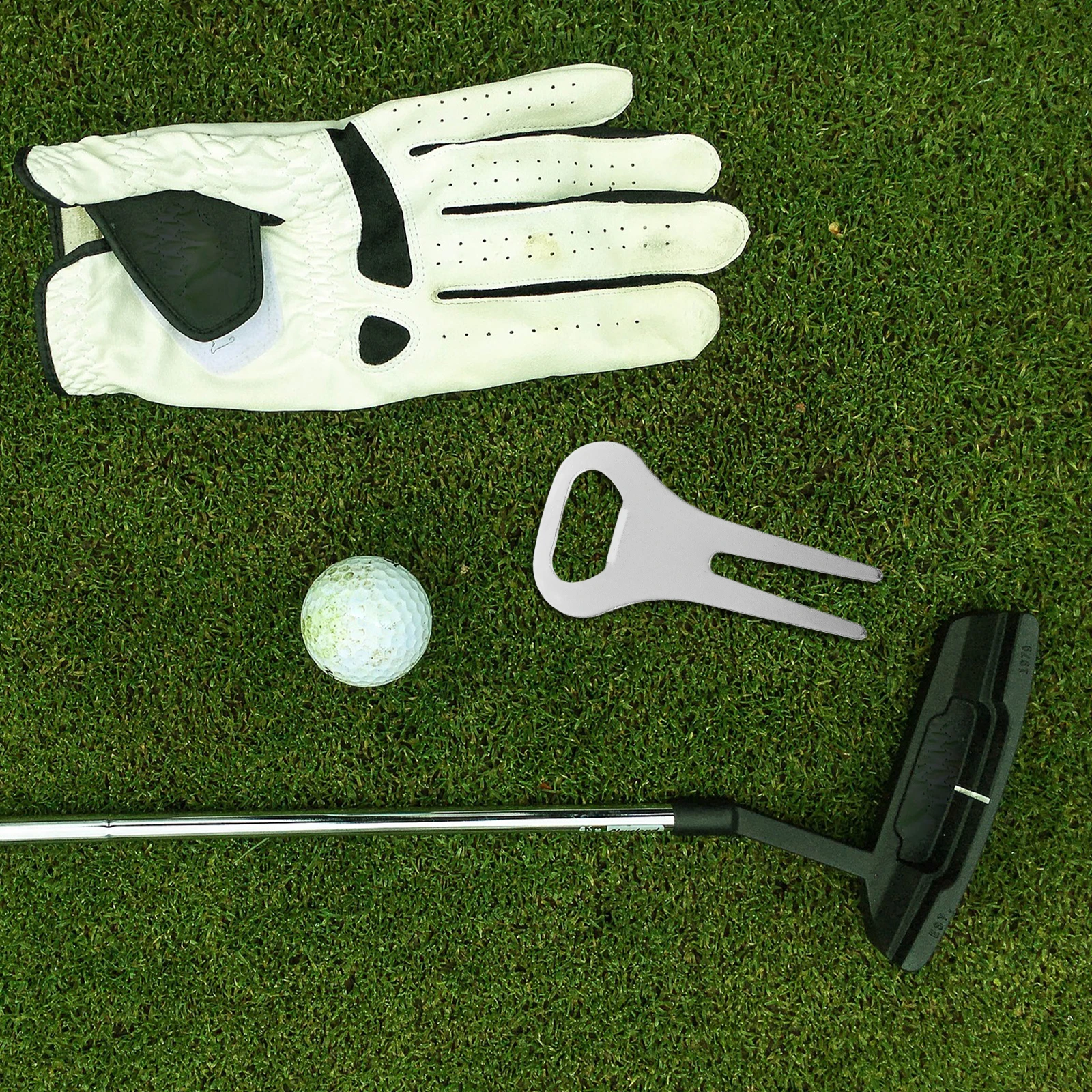 

1 Pair Professional Zinc Alloy Golf Divot Repair Tools For Golf Course Maintenance Essential Accessories