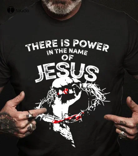 Jesus T-Shirt God'S Hands Blessed Pray Hope Vintage Unisex Tee Gift Custom Aldult Teen Unisex Digital Printing Fashion Funny New