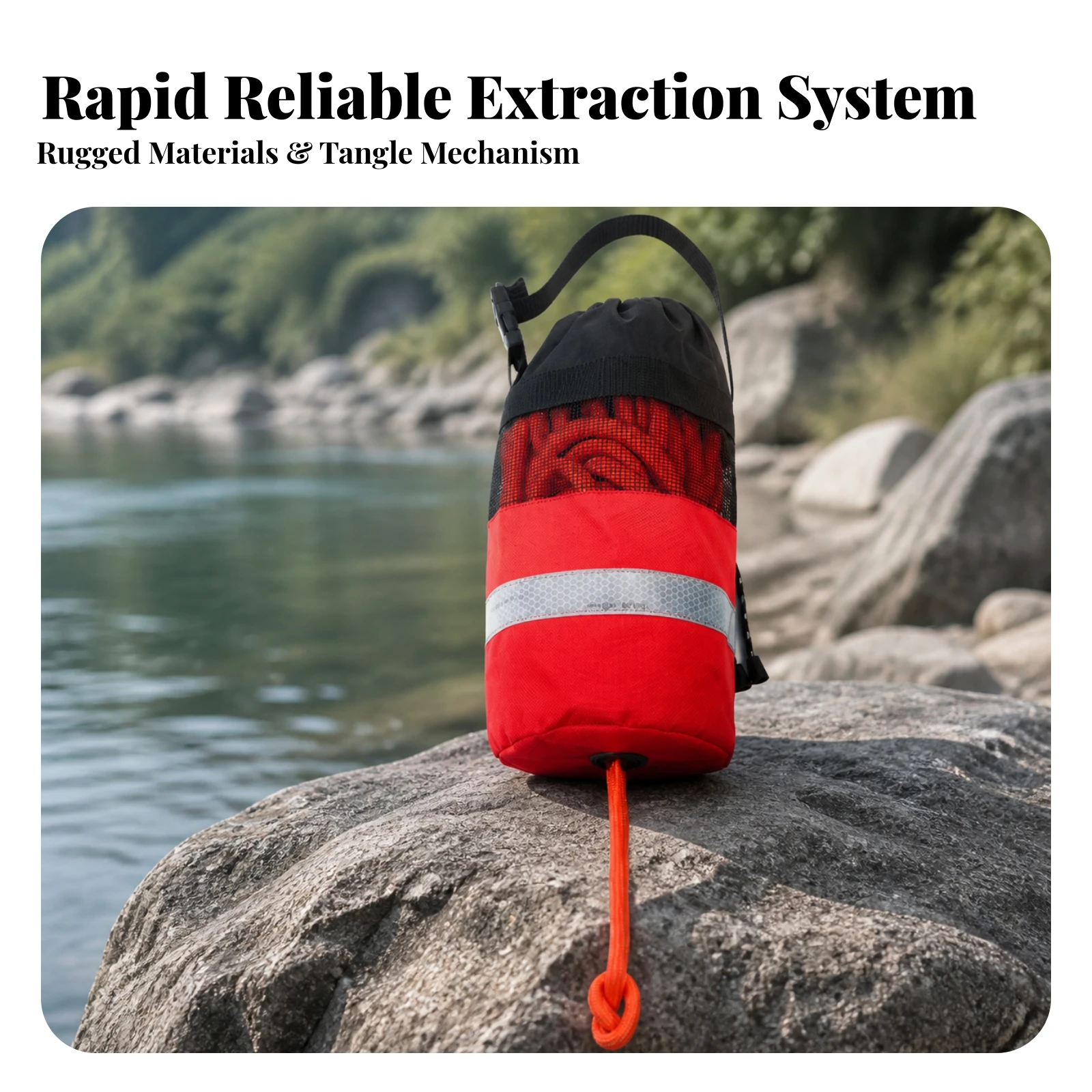 Rescue Rope Bag Reflective Res - Rescue Rope Throw ulasan dan harga