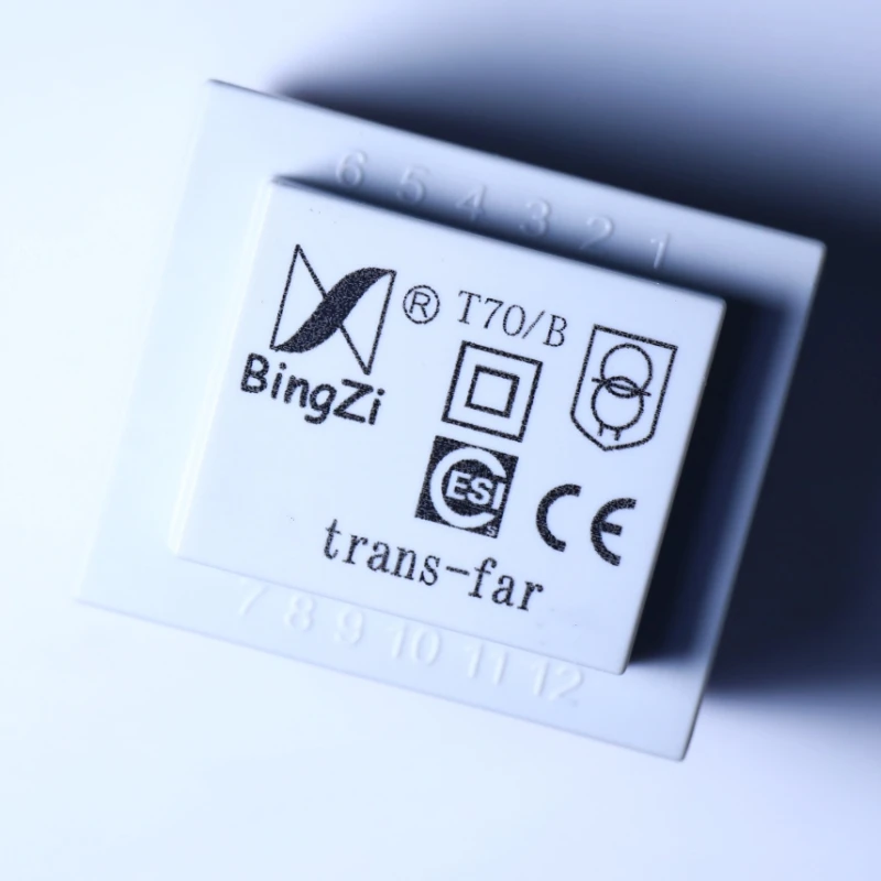 BingZi T70/B PBT-12F103 1-6 220V/50HZ 8-11 10V/10VA Signal isolation transformer Power source