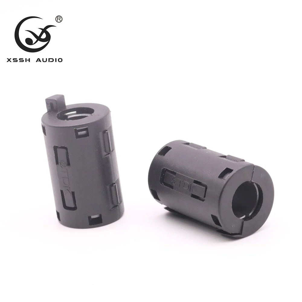 Linie Ring XSSH Audio DIY OEM ODM 10 stücke 13mm Magnetische Snap-auf EMC Linie Ferrite Core RF filter RFI EMI Noise Suppressor Kabel Clip – Detail 2