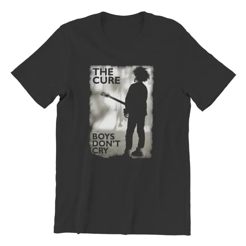THE CURE Rock Band Boys Don't Cry Rock T-shirt 2025 Summer Men and Women Commemorative Premium Casual Short-sleeved Shirt