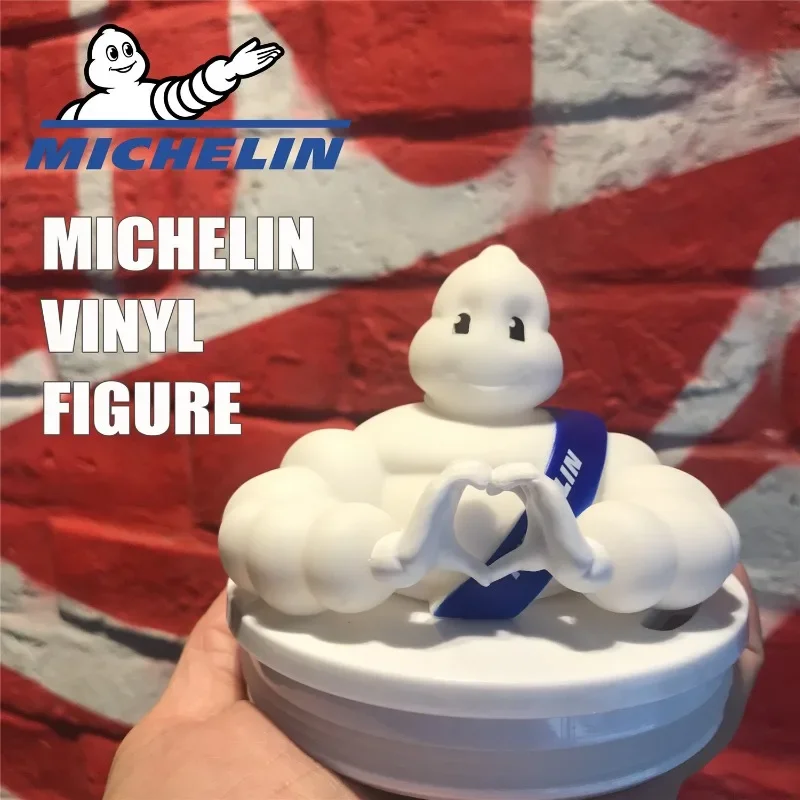 

Michelins Bibendums Doll Action Figures Tire Model Cute Cartoon White Fatty Doll Car Ornaments Collectible Toy Children's Gifts