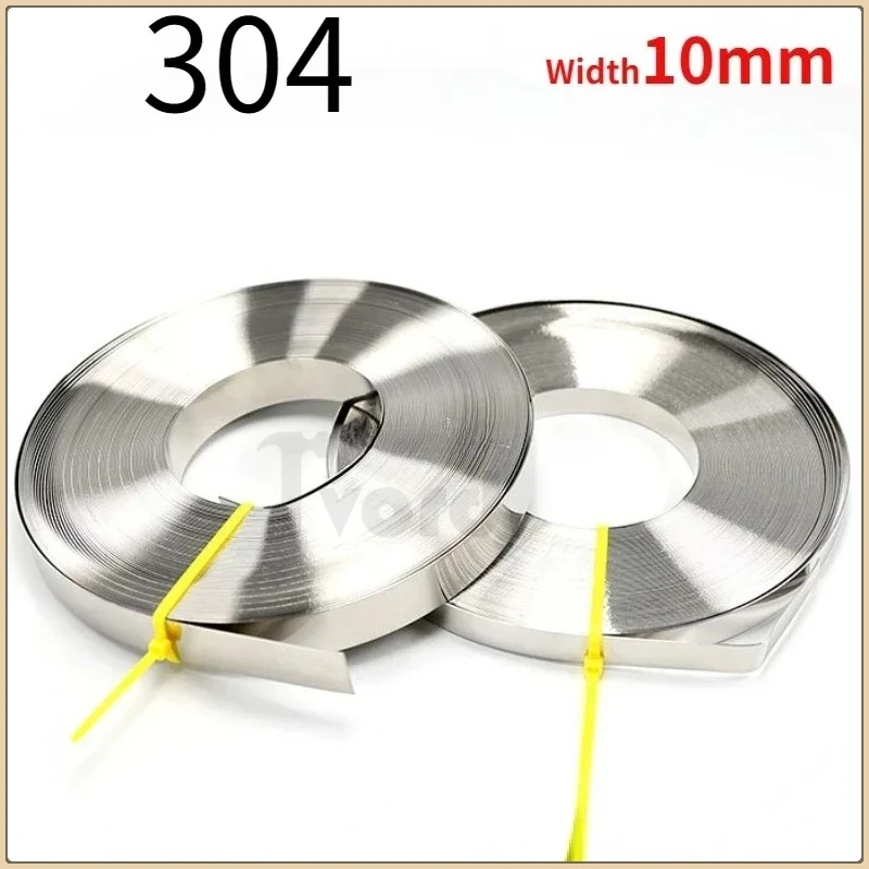 

Width 10mm 304 Stainless Steel Foil Strip Sheet Thin Plate Metal Tape Flat Strip Thickness 0.05/0.1/0.2/0.3/0.4/0.5/0.8/1.0mm