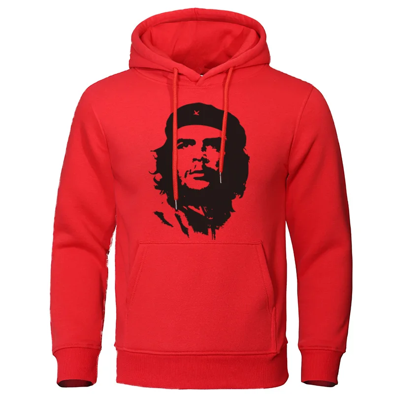 Hero Che Guevara เสื้อฮู้ดพิมพ์ลาย, เสื้อผ้าแนวสตรีทเสื้อสวมหัวมีฮู้ดเสื้อสเวตเชิ้ตมีฮู้ด Y2k ฮาราจูกุใช้ได้ทั้งชายและหญิง