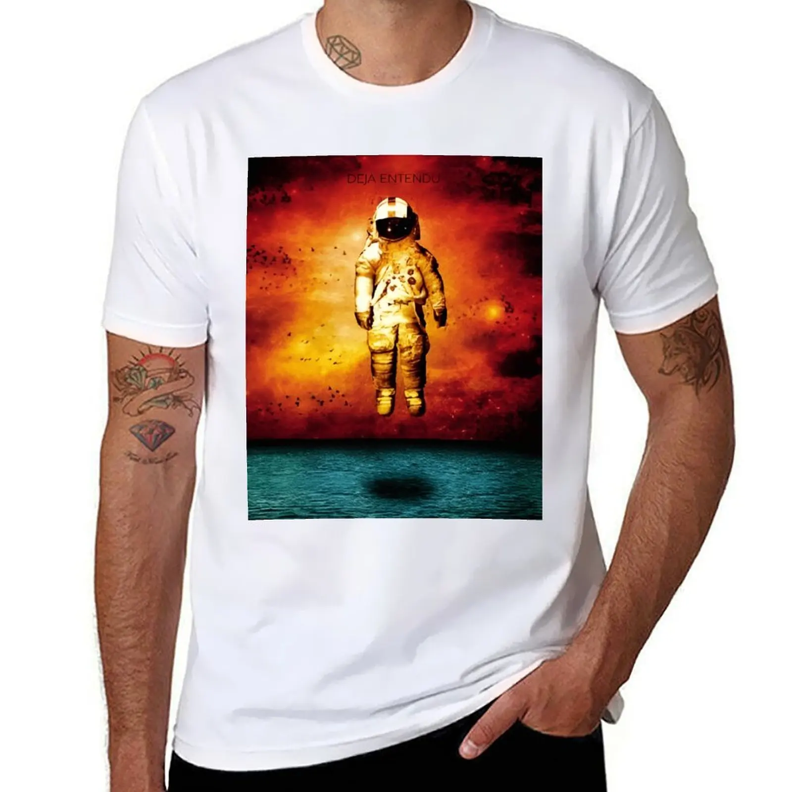 

Deja Entendu album astronaut T-Shirt man t shirt cotton man t shirts graphic T-Shirt