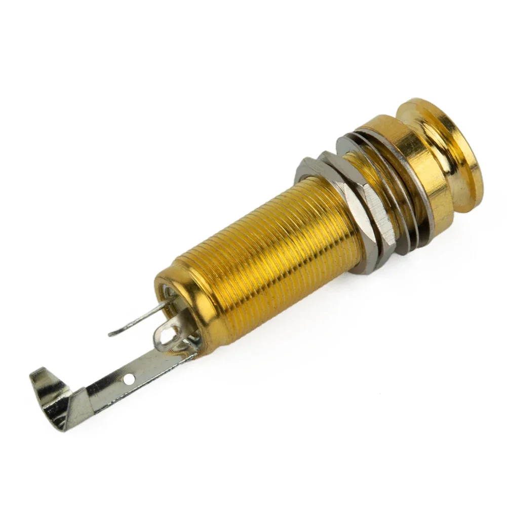 Replacement Output Jack 6.35mm 1/4 Inch Stereo Socket For Electric Guitar And Bass With Metal Construction For Longevity