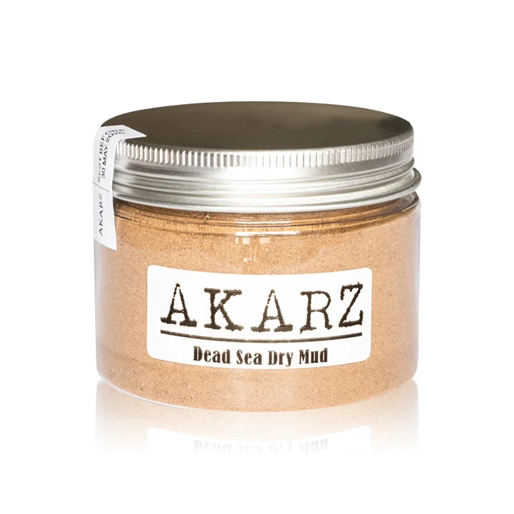 AKARZ Neck Shin Care Dead Sea Dry Mud mask Origin Jordan Treat oily skin reduce wrinkles and delay skin aging calming effect