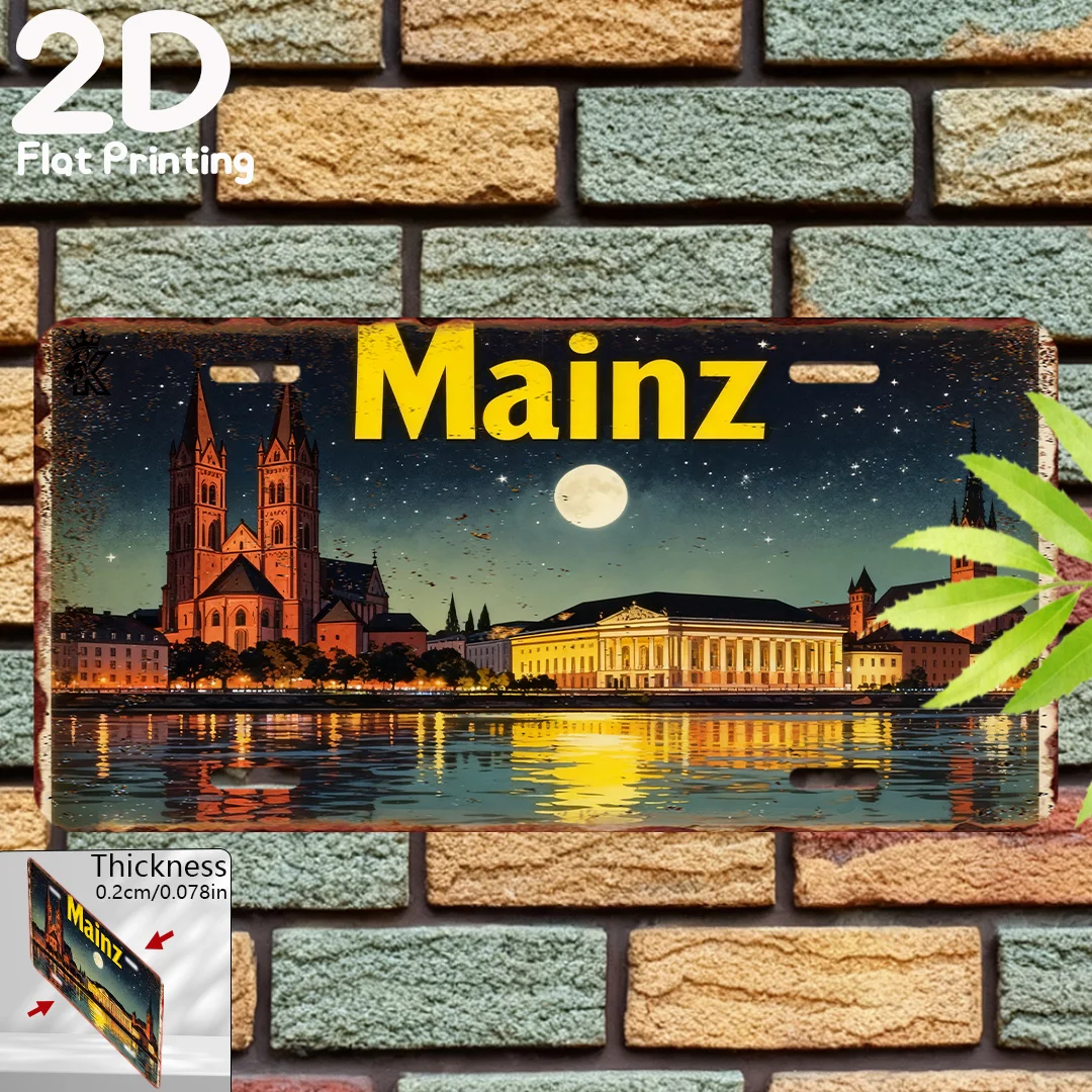 2D Flat, [JIT]2D Flat- 2D Printed on a Flat Surface, Single Piece, Vintage Sign, Decorative Plaque And Ornament(15.24cm X 30.48c
