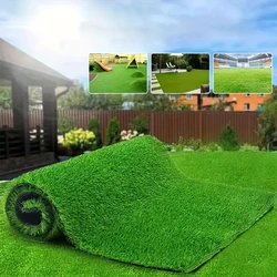 Aritificial Realistic Grass Pad Thick Synthetic Fake Mat For Outdoor Garden Patio Landscape Dog Pet Simulation Pet Lawn Mats