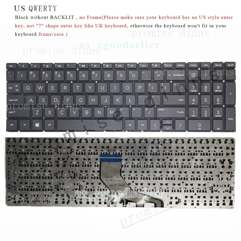 M  New For HP 17-BY 17T-BY 17-CA 17Z-CA 17G-CR 17Q-CS TPN-I133 Keyboard US BACKLIT