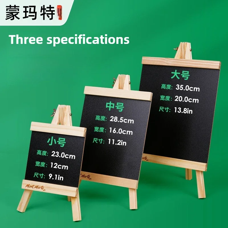 Montmartre Handwritten Blackboard Billboard Desktop Mini Vertical Drawing Board Wooden Small Blackboard Easel Display Board