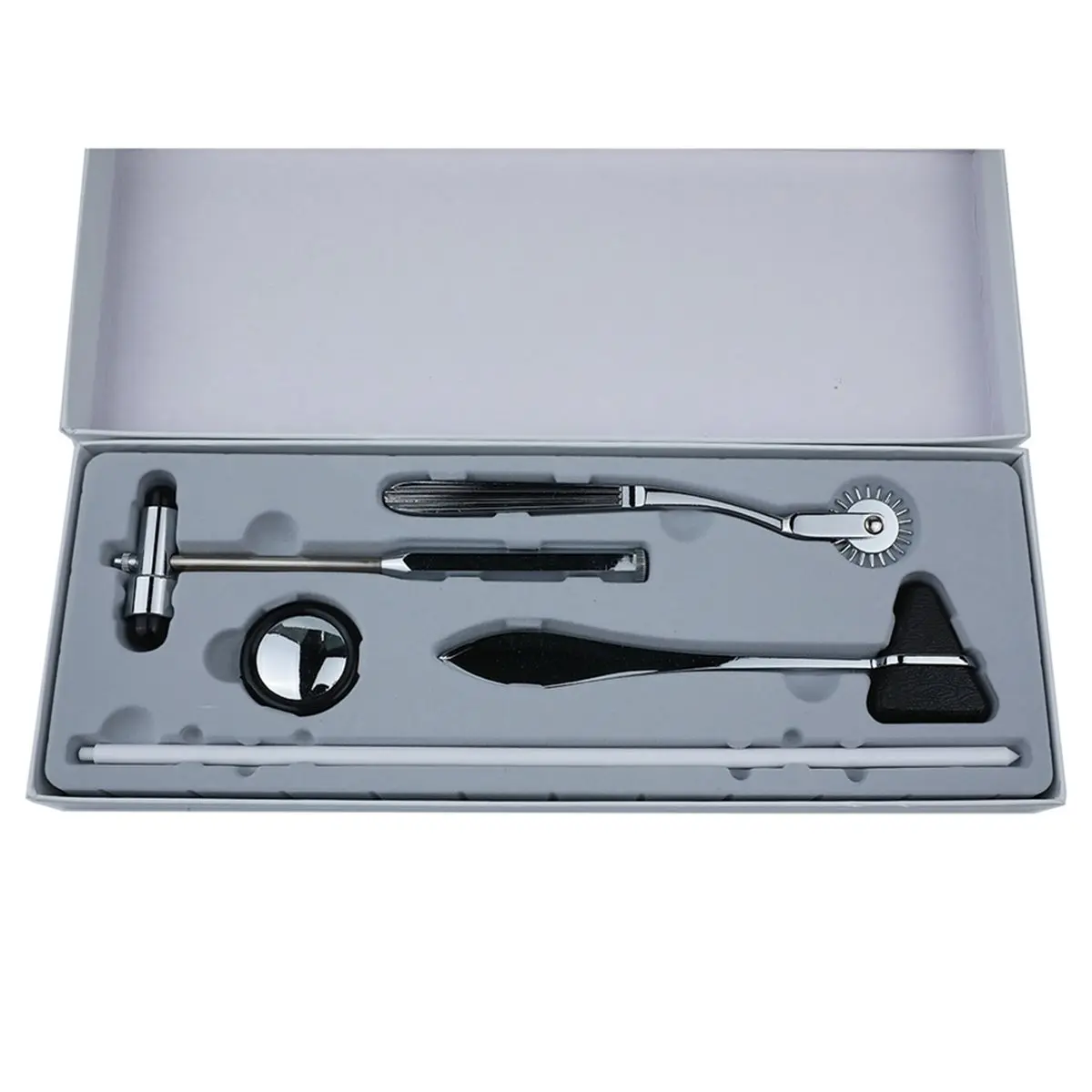 KSOL Neurological Reflex Hammer Set 4 Piece with Diverse Heads for Effective Diagnosis