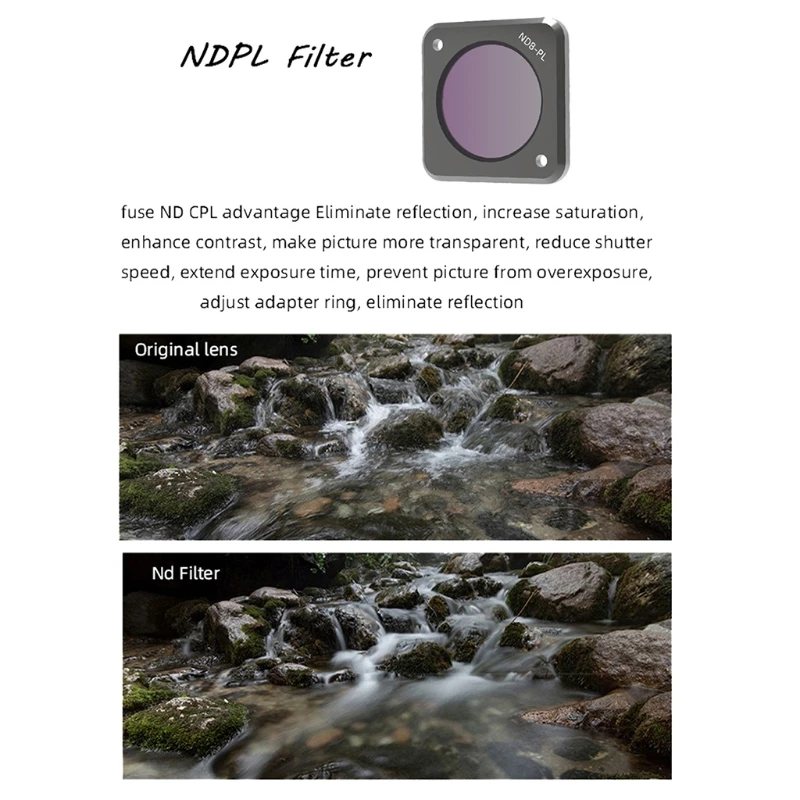 ND Filters Wide Len Set for DJI-Action 2 Accessories Camera Lens Filters UV CPL High New Dropship