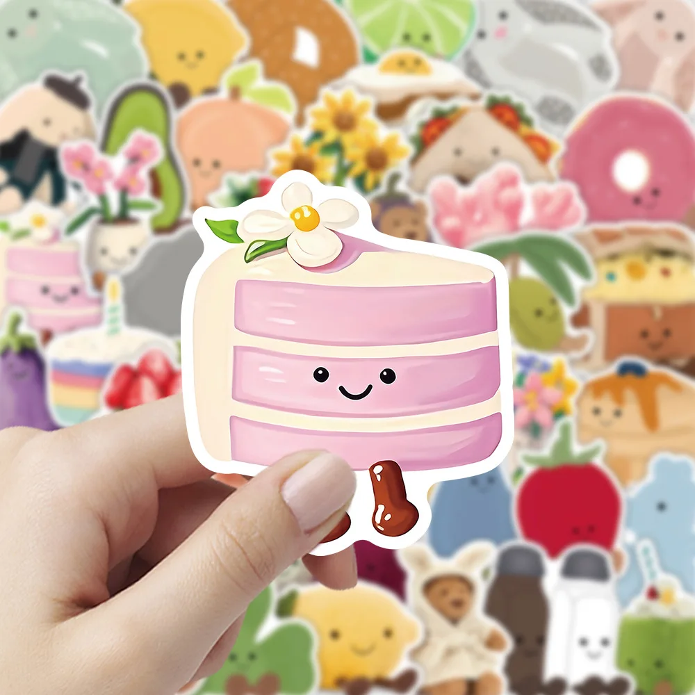 52 pezzi di cartoni animati simpatici adesivi per doodle decorazione creativa fai da te custodia per cellulare notebook tazza d'acqua adesivi regalo giocattolo