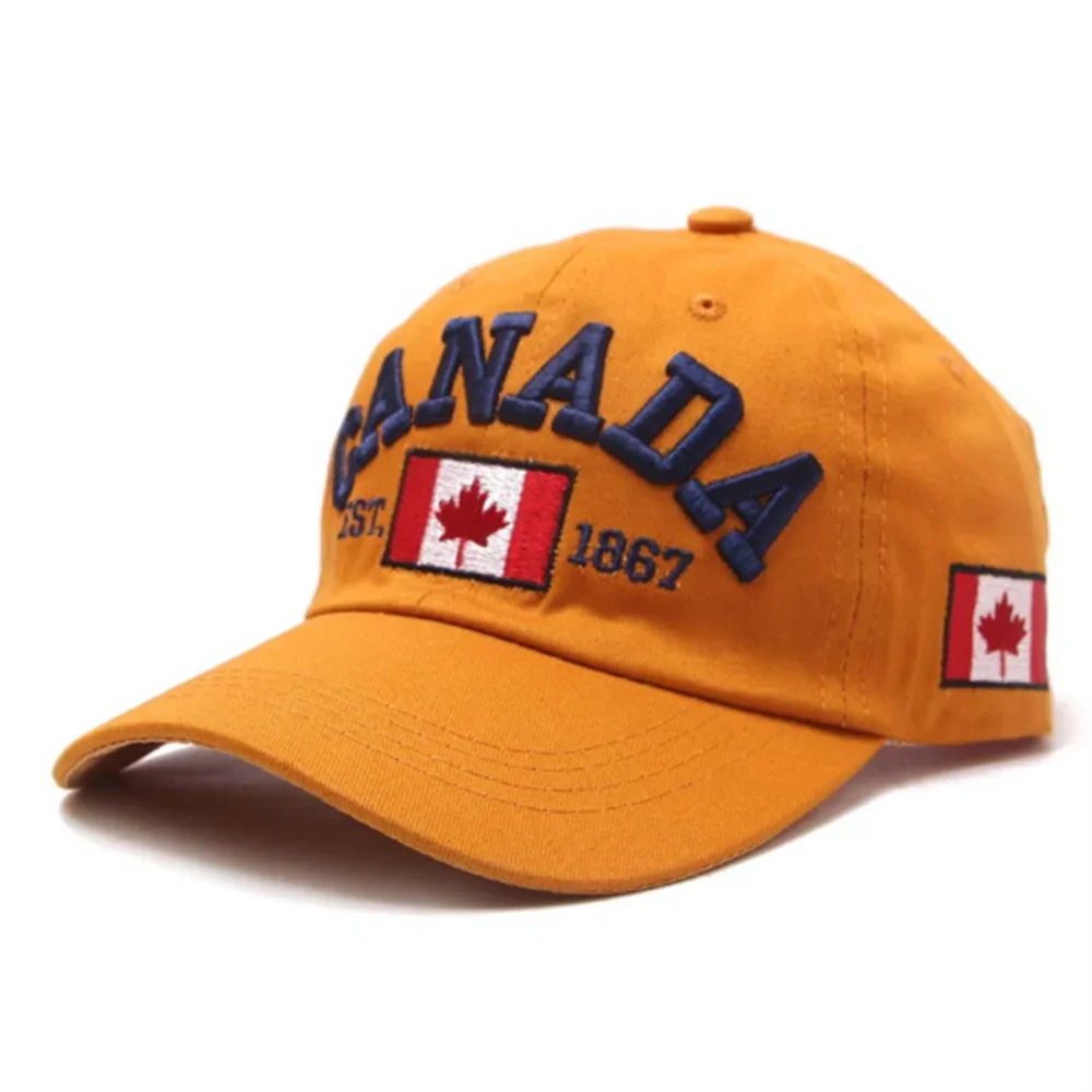 New Baseball Cap Unisex Canadian  Spring Summer Wild Sun Visor Popular Adult Letter Hat