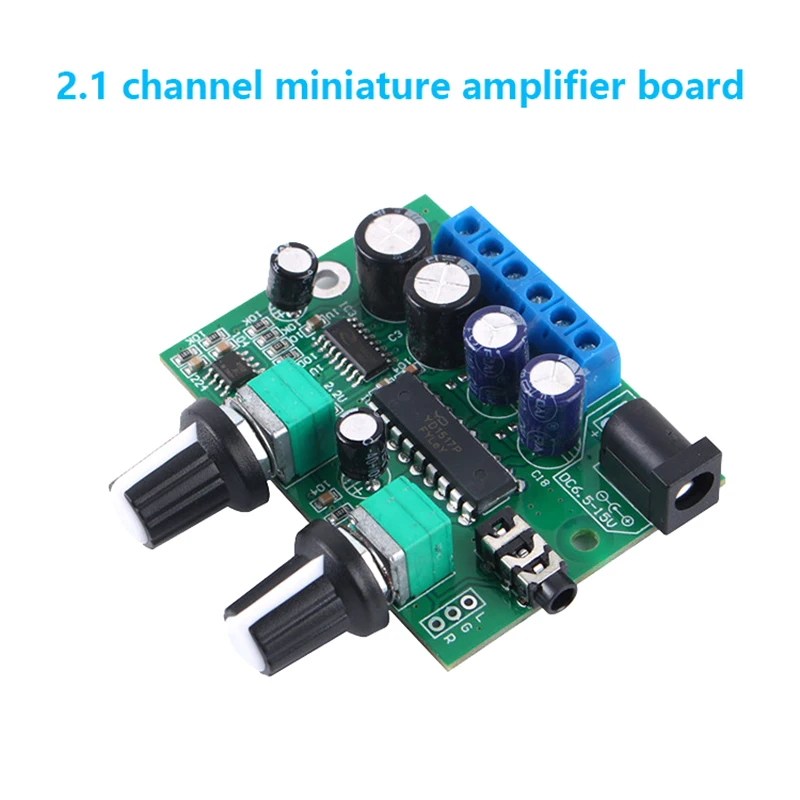 6W+6W+25W HIFI Class D Digital Power Amplifier Module TDA1517P 2.1 Super Bass Mini Micro 3 CH Power Amplifier Board