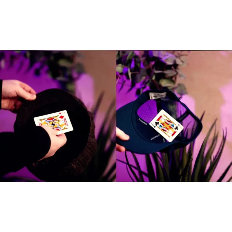 Captivate By Christian Grace Gimmicks Professional Close Up Magic Prop Signed Card Appearance Illusion Card To Hat Magic Trick