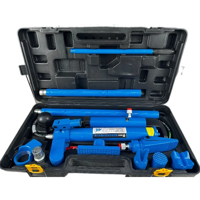 MS Vehicle Repair Kit With 10 Ton Porta Power Jack New Condition Steel And Metal Hydraulic Car Body Frame Tool