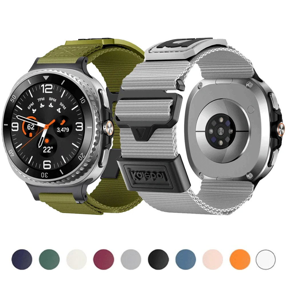 

Nylon Design Nylon band for Samsung Watch 8 Classic strap Sport watchbands Accessories Bracelet Galaxy Watch 8 44mm 40mm