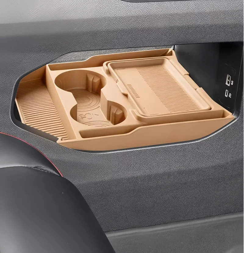 Car Center Console Down Silicone Storage Box Fit for JETOUR Traveler T2 C-DM 2026 Modified Auto Storage Mat Interior Accessories