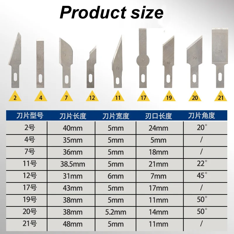 Imagem -03 - Precision Gravura Cortador Escultura Escultura Artesanal Lâmina de Corte de Papel Non- Slip Ferramenta Mão Faça Você Mesmo Art Hobby Repair Grupo 13 Pcs