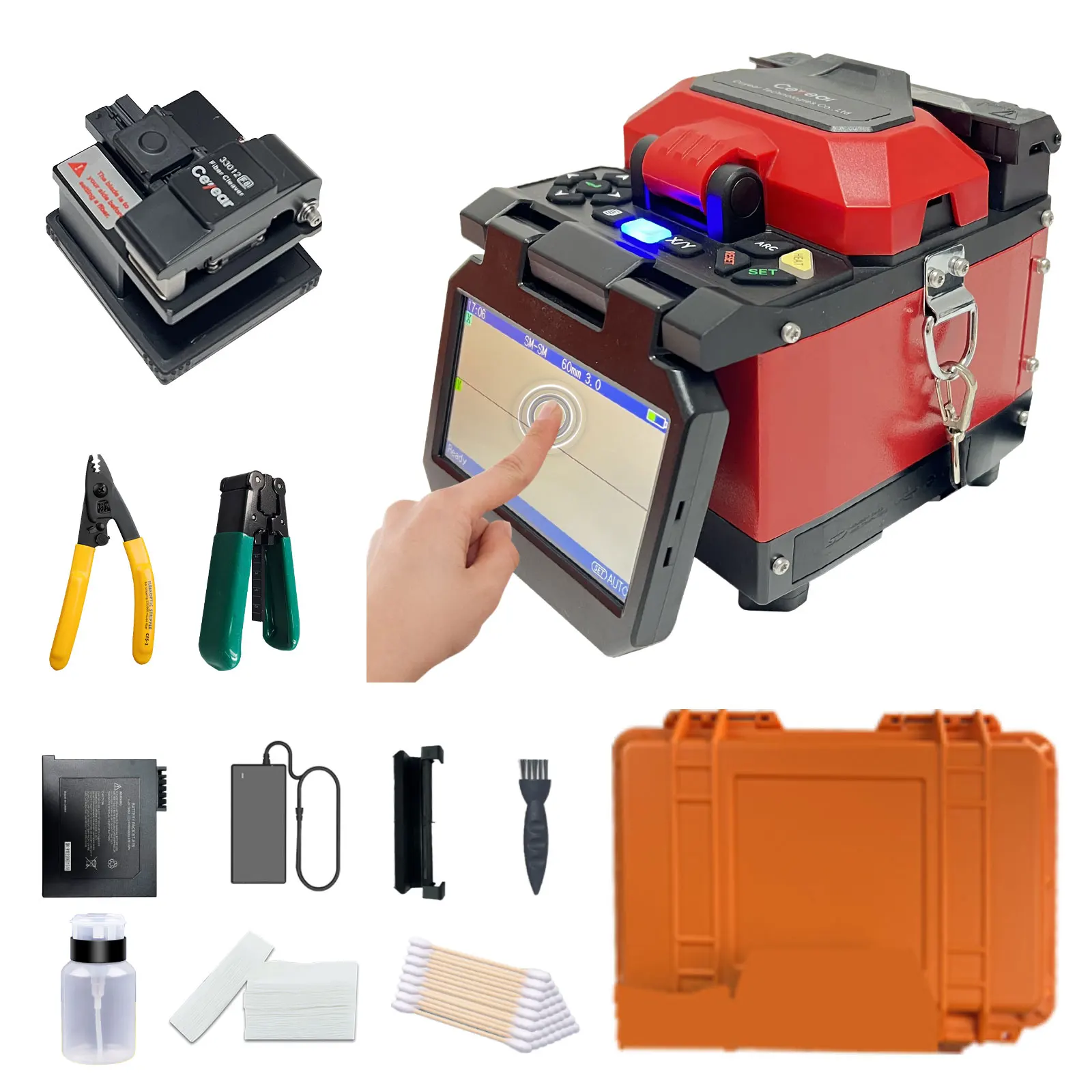 Ceyear6481B1+ Fiber Optic Fusion Machine Professional Optical Communication Equipment for Efficient Connectivity view 7