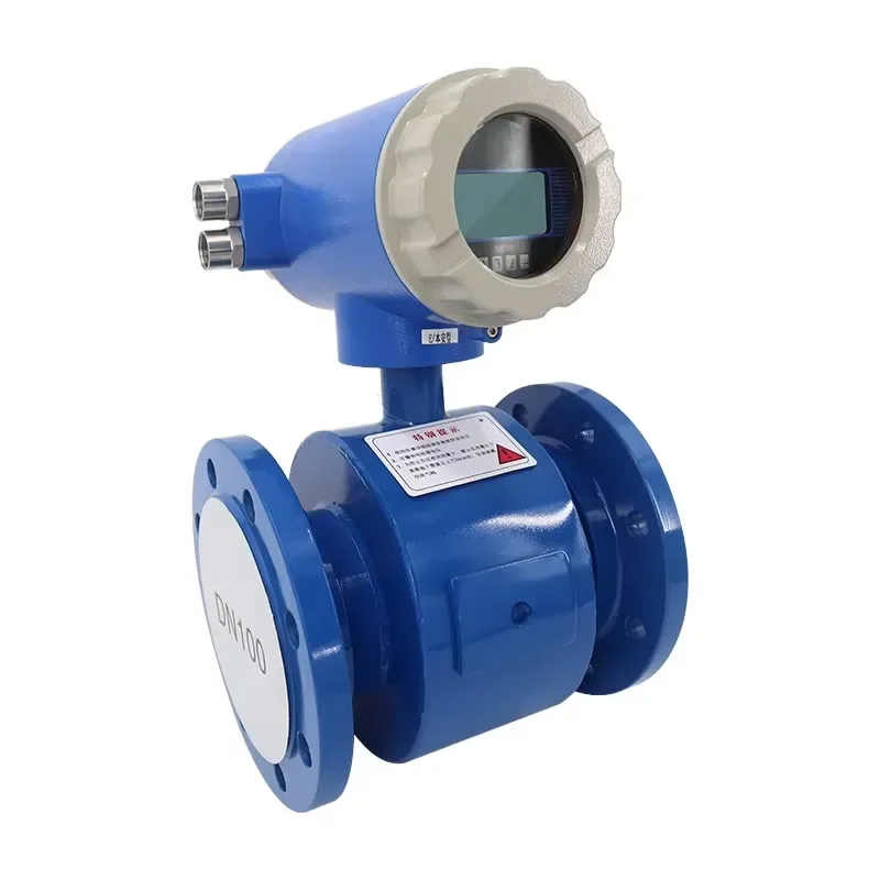 for AICE TECH OEM 304 Stainless Steel Electromagnetic Flow Meter Chemical Industry Water Flowmeter 1 Year Warranty Hot