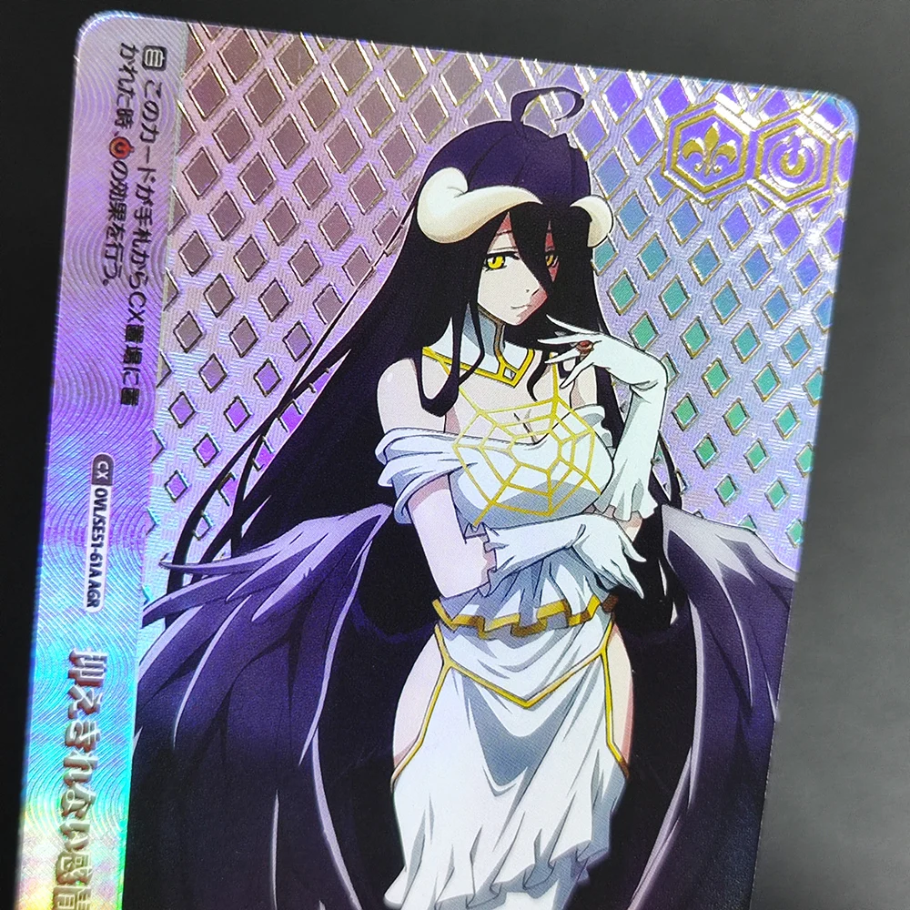    プロキシ・ヴァイス・シュヴァルツ カード アルベド オーバーロード 神聖王国 OVL/SE51-61A AGR フォイル＆サイン入り 日本アニメTCGカード