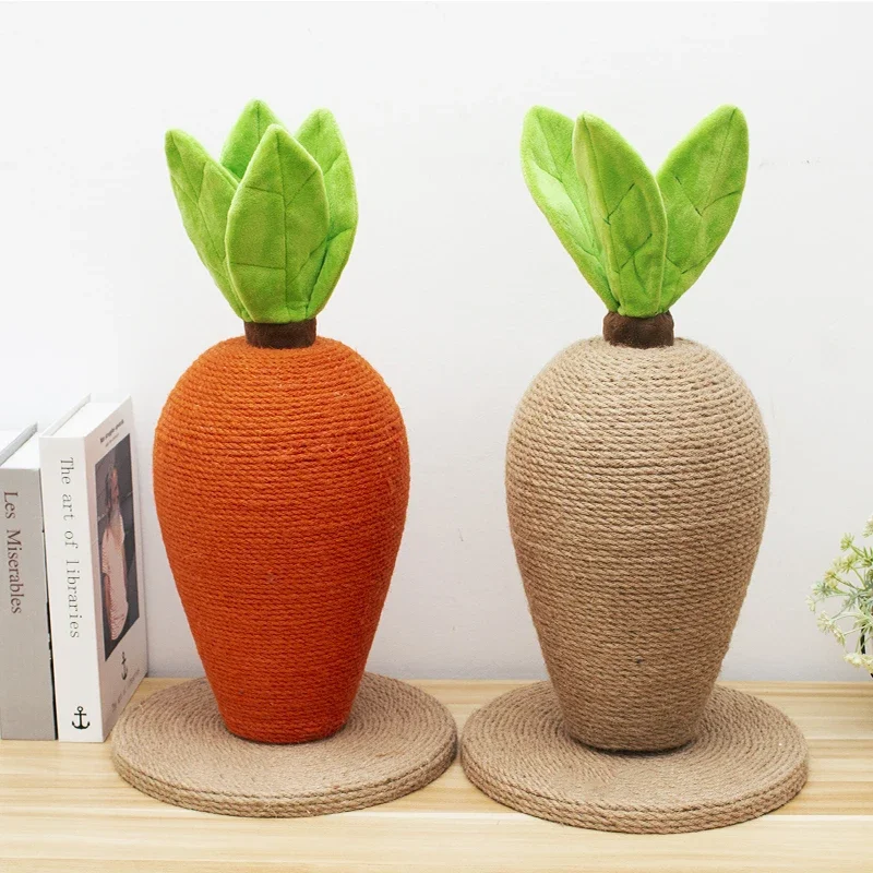Manufacturer Wholesale Cute Carrot Shape Sisal Cat Scratcher Toys - view 5