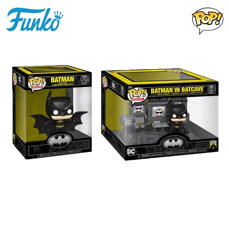 

Funko POP Original Genuine Batman 85th Anniversary #519#521 Action Figure Toys for Boys Girls Gift Collectible Model Ornaments