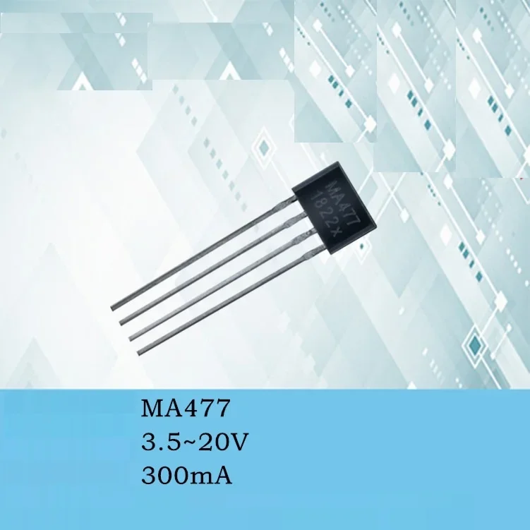 MA477 New Original Single-phase Motors  Integrated Hall Sensor Hall Element Magnetic Steady Speed Four Bronze Feet