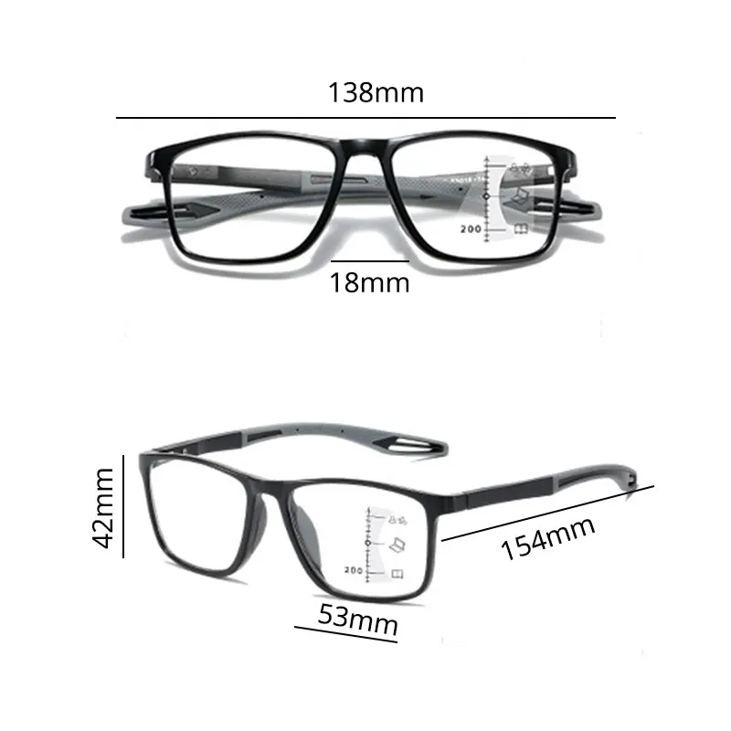 Women Progressive Multifocal Reading Glasses Men The Flexible Temples For Glasses 1 2.5 3