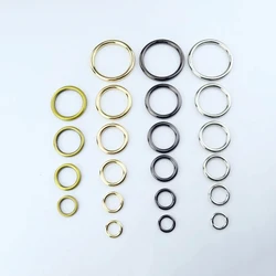 1Piece Metal O Ring Seamless Bag Strap Adjustment Round Buckle Mold Casting for Garment Bag Shoes Parts DIY Hardware Accessories