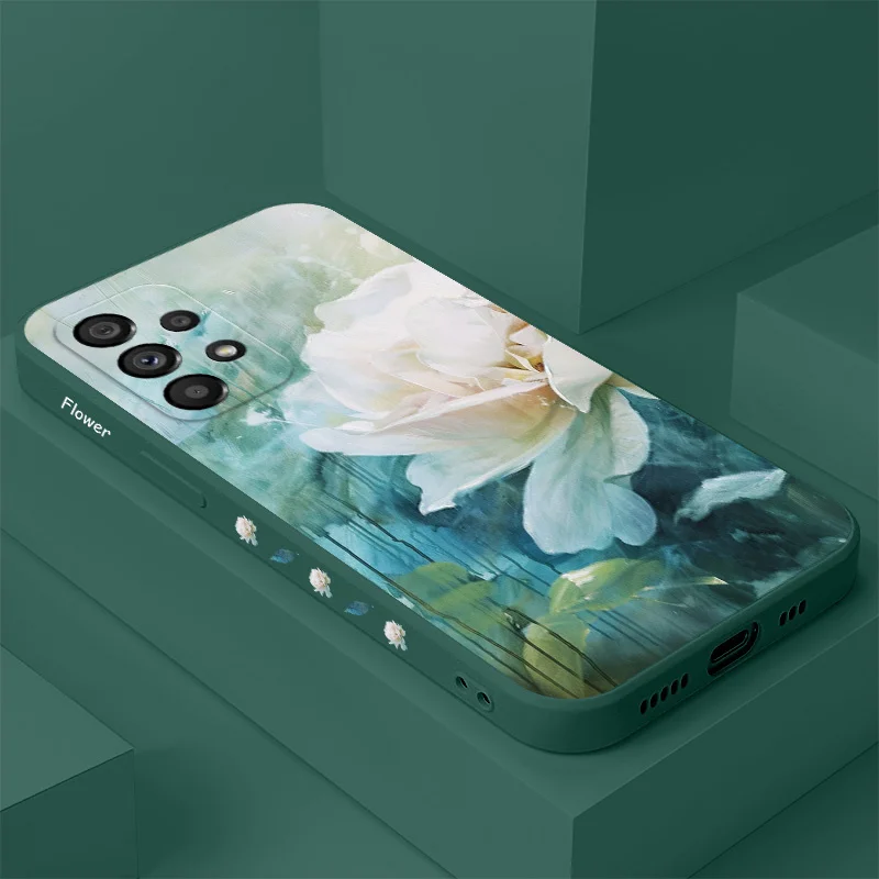 

Ethereal Flower Case For Samsung Galaxy A73 A53 A33 A23 A13 A03 A72 A52 A52S A32 A22 A12 A02 A02S A71 A51 A31 A21S 4G 5G Cover