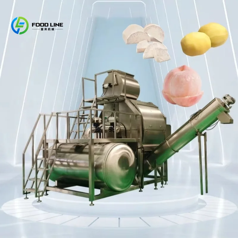 Customizable Hot Selling Automatic Fruit Green Banana Peeler Machine Hazelnut Peeler Potato Skin Removal Vegetable Steam Peeler